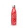 Botella. FLORES ROJO 500ml Isotermica Acero InoxQ
