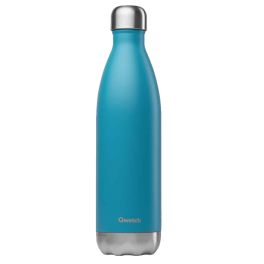 Botella Isotermica Acero Inox.750ml TURQUESA QWETCH