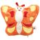 MARIPOSA Cojin Peluche Termico 20x23x5 cm CHERRY