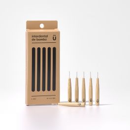 Cepillo Interdental bambu 0,60mm (6 unid por caja) - NATUR BRUSH