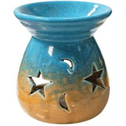 Quemador de aceite Ceramico AZUL 8,5 cm HERBIO