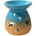 Quemador de aceite Ceramico AZUL 8,5 cm HERBIO