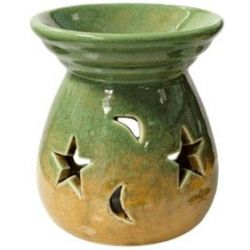 Quemador de aceite Ceramico VERDE 8,5 cm HERBIO
