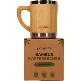 Taza de Bambu y Acero Inoxidable 330 ml PANDOO